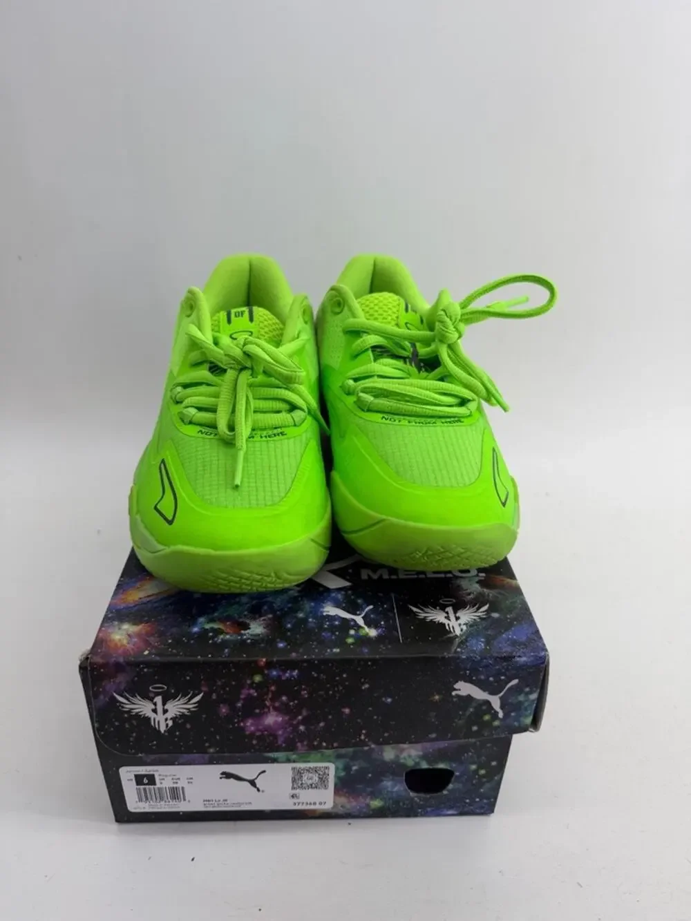 PUMA MB.01 x LaMelo Ball Low in Green Gecko sneaker IN BOX sz 6